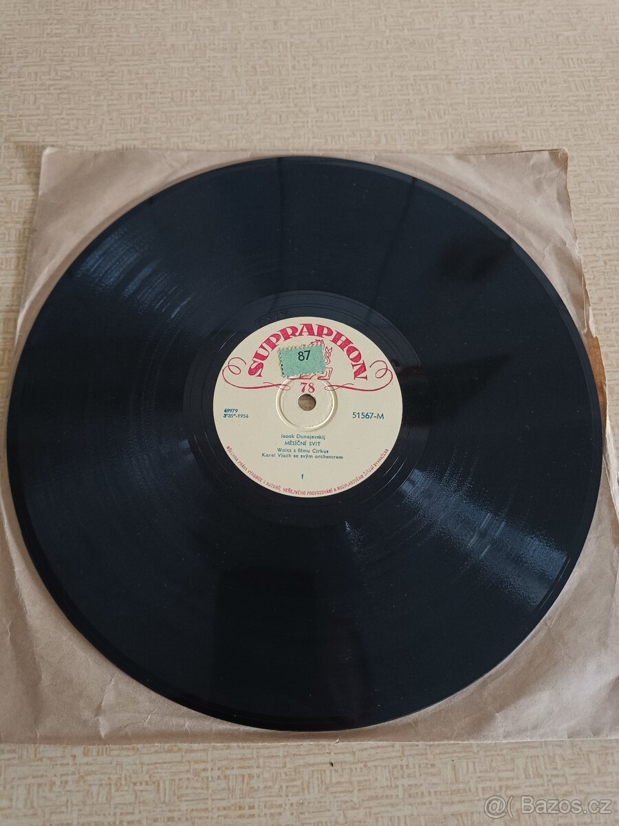 Staré gramofonové desky, 197 ks - 6