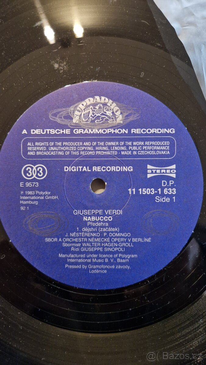 3 x LP vinyl - Giuseppe Verdi - Nabucco - 6