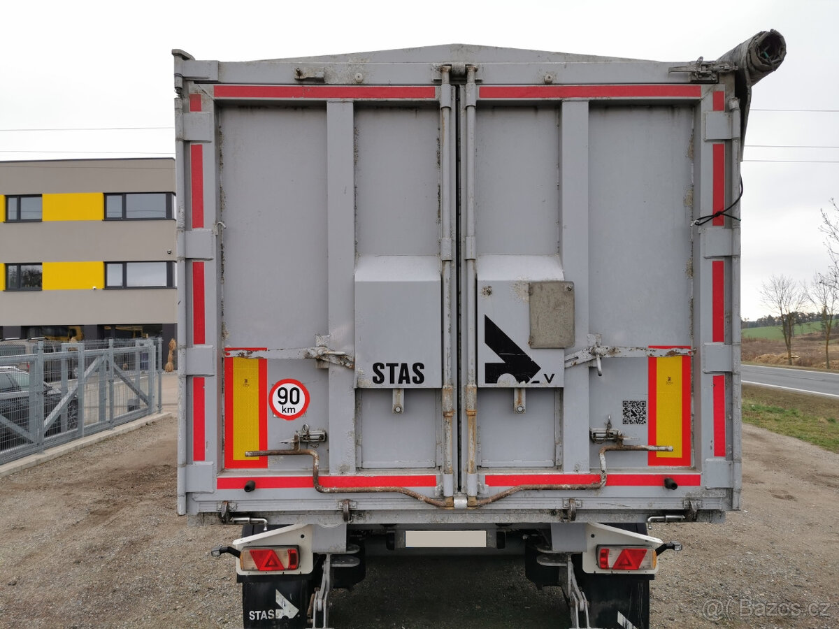 Prodám sklápěčkový návěs STAS S300CX 50m3 - 6