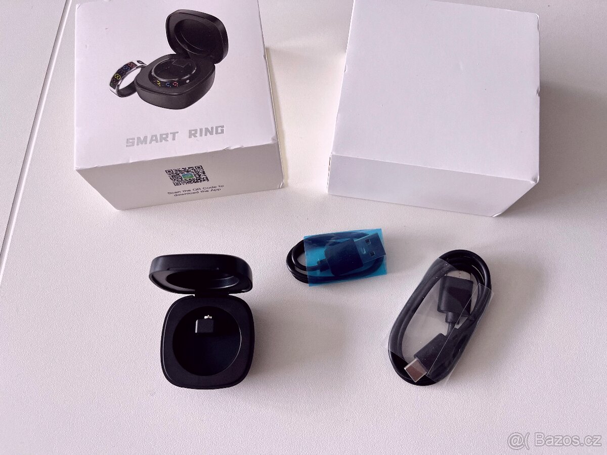 Fitness prsten s displejem a bezdrátovým nabíjením + ZÁRUKA - 6