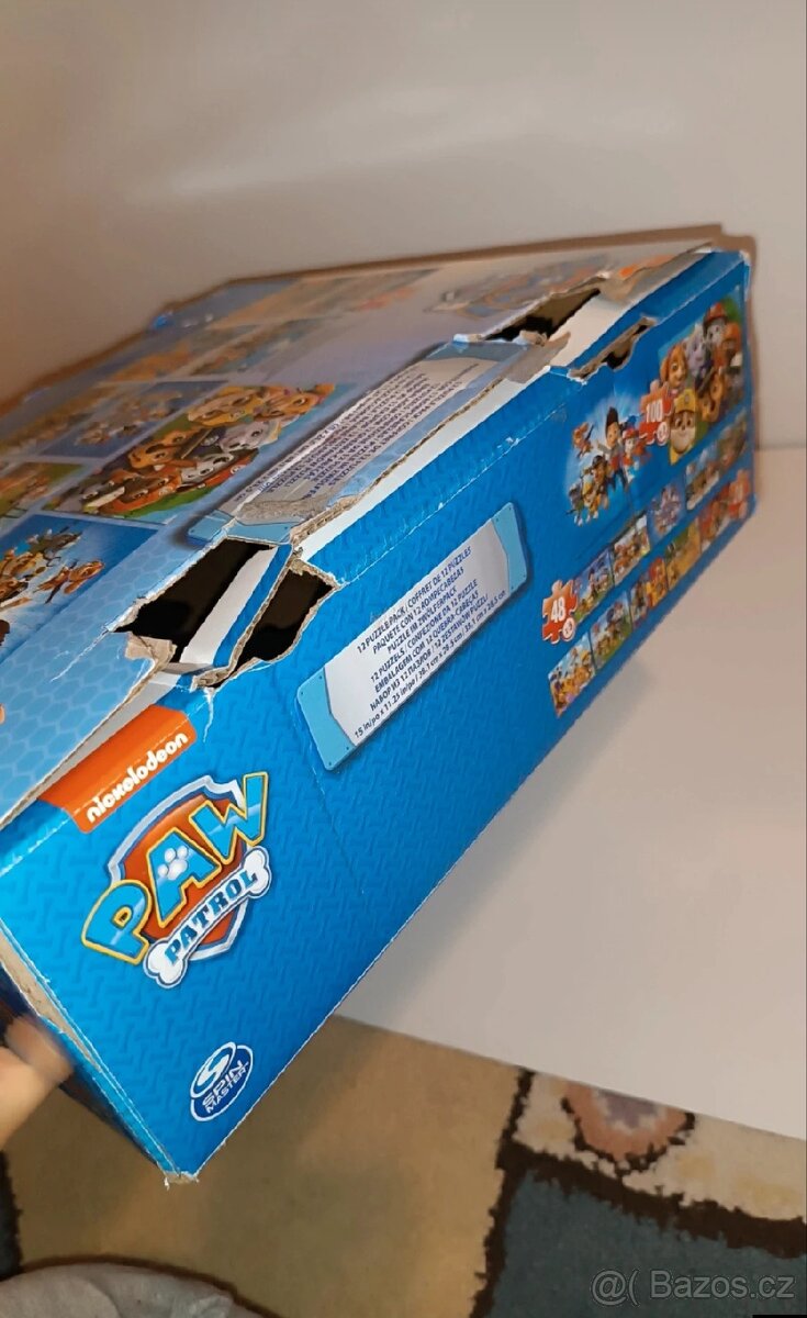 Velký set puzzlí 12 obrázků Paw Patrol - 6