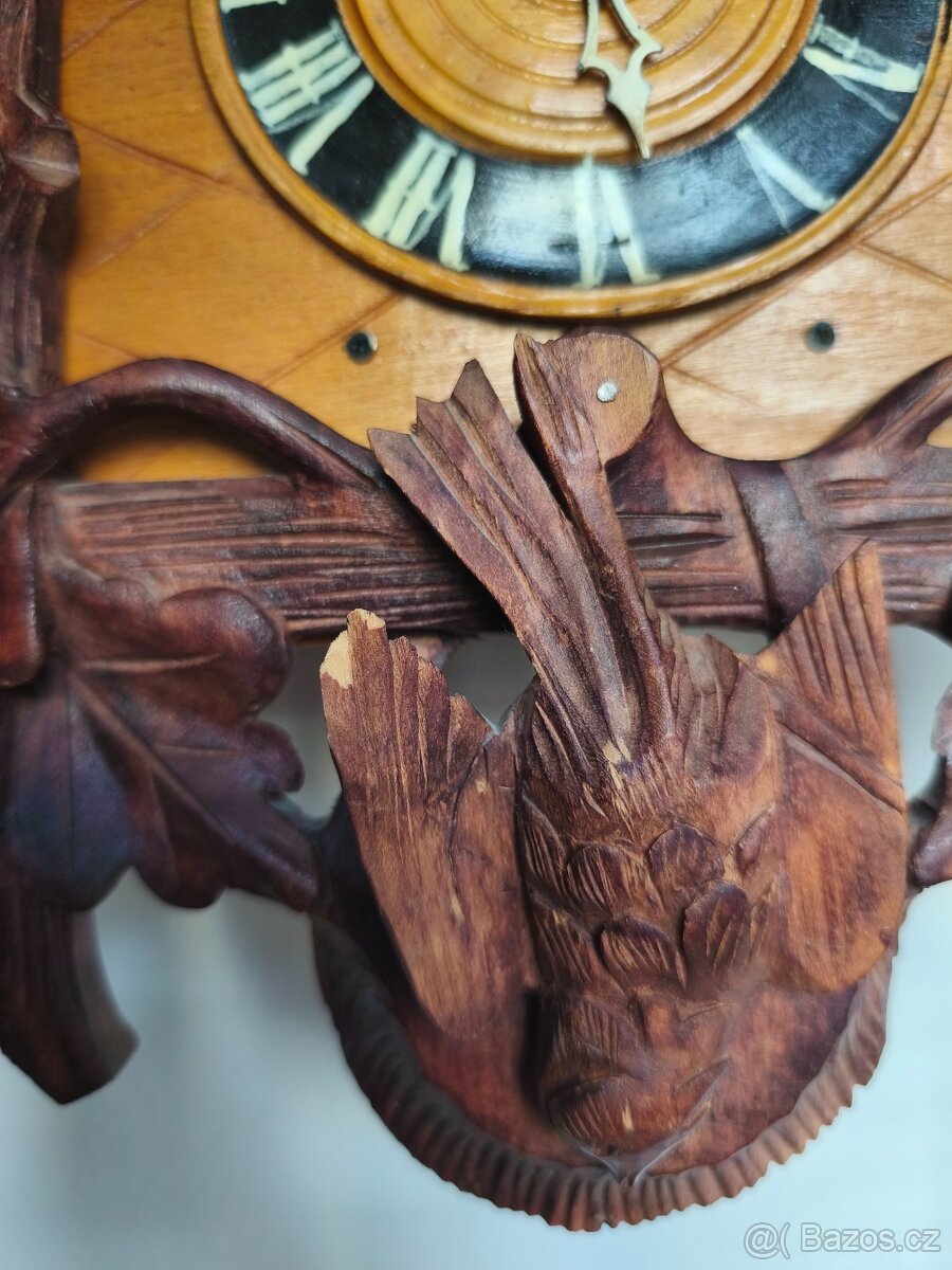 Krásné staré/retro hodiny kukačky - 6