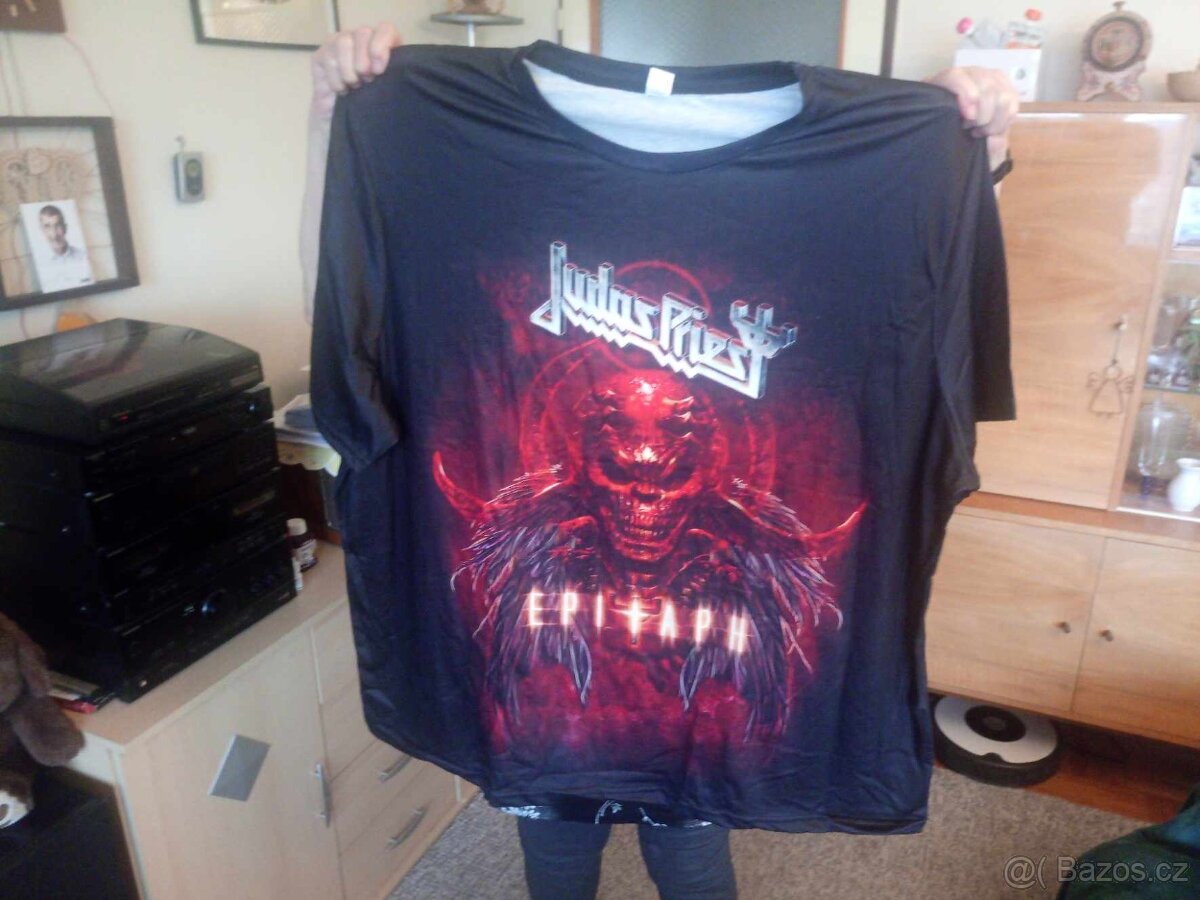 4XL pánská trika Dio, Kiss, Slayer, Judas Priest, AC/DC - 6