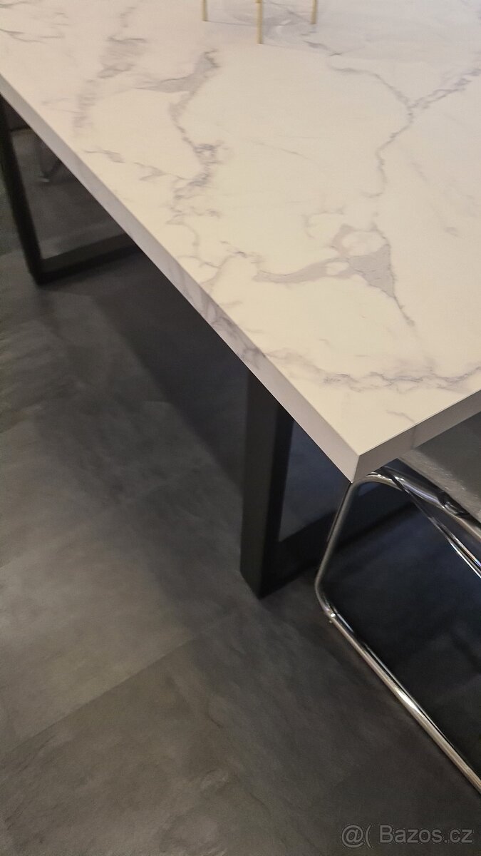 Jidelni stul vzor mramor - 6