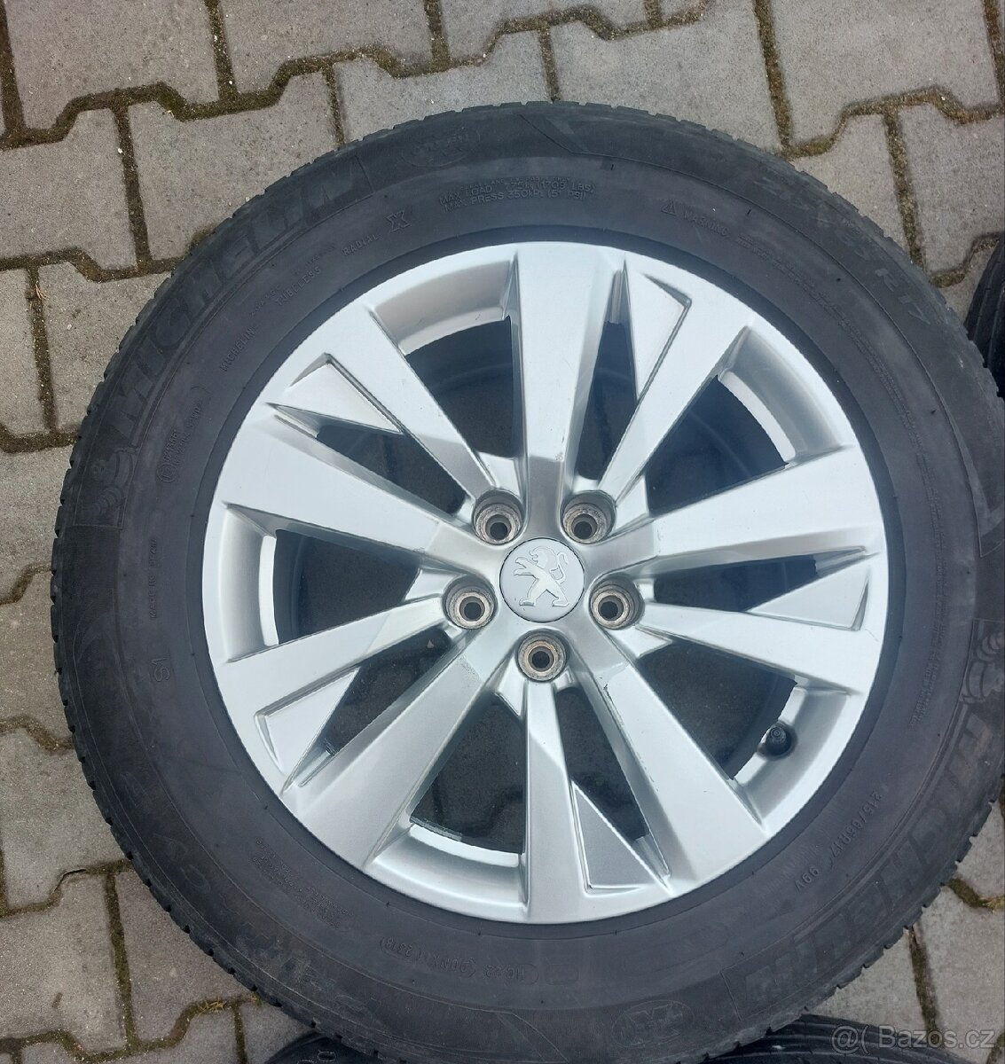 Prodám sadu letních kol Alu.Peugeot - 6