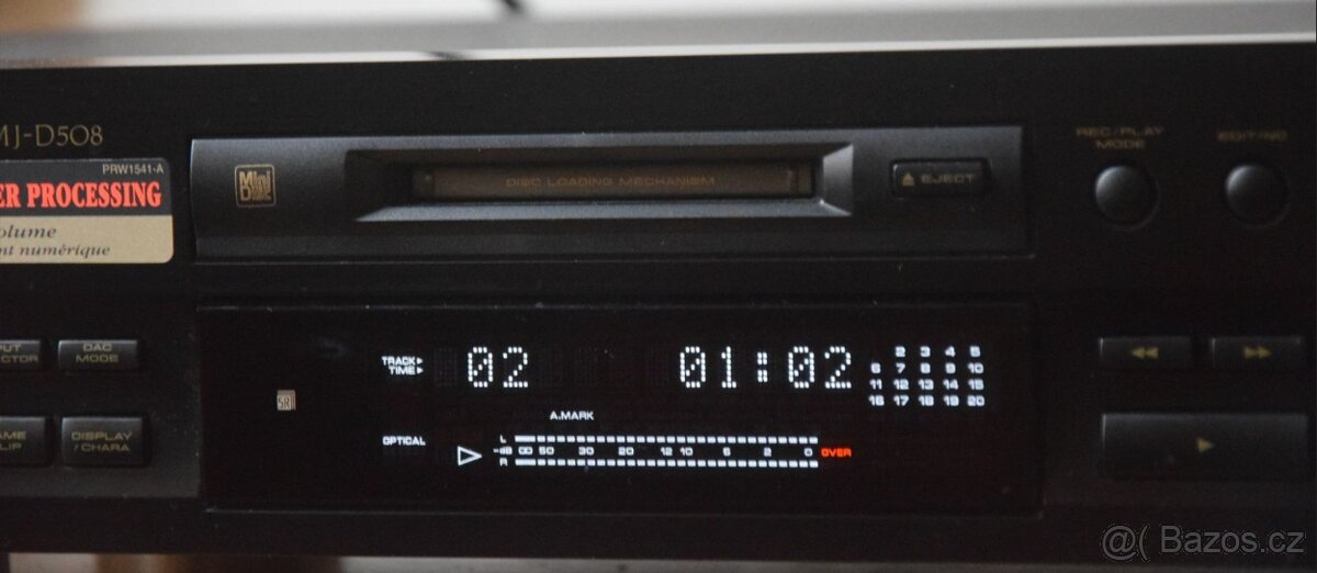 Minidisc deck PIONEER MJ-D508, manuál, disky - 6