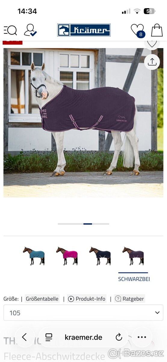 Nová odpocovací deka 105 cm - 6