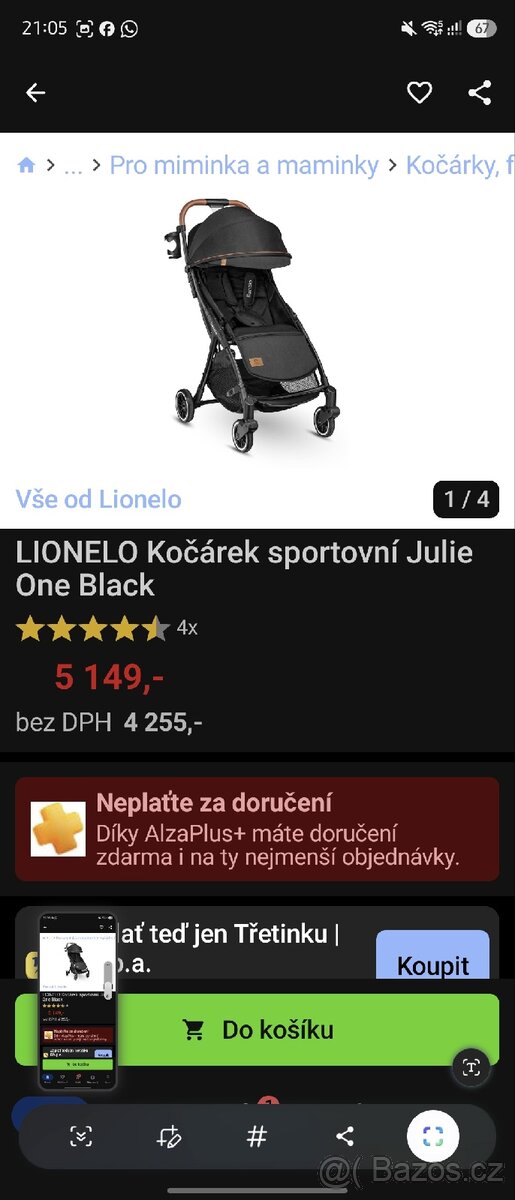 Kočárek LIONELO (cestovní) - 6