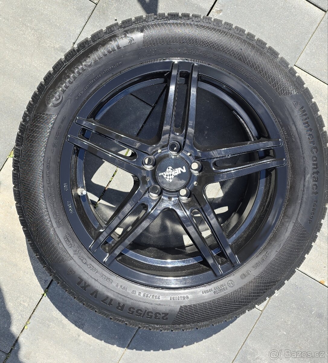 235 55 r17 zimní 7.5mm Ford Kuga senzory - 6