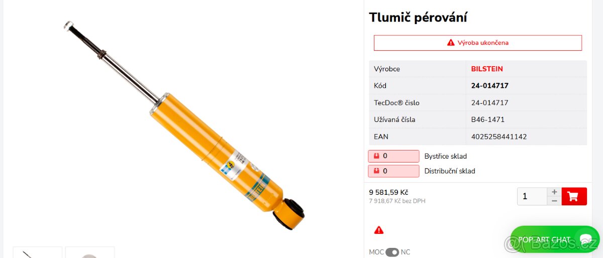 B6 Tlumič pro Nissan Skyline (BILSTEIN) - 6