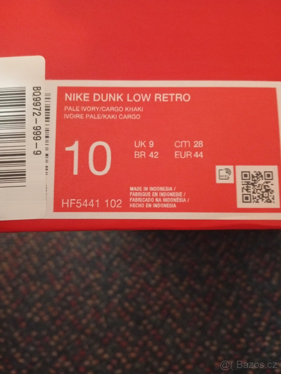 ORIGINÁLNÍ BOTY NIKE DUNK LOW RETRO 44 - 6