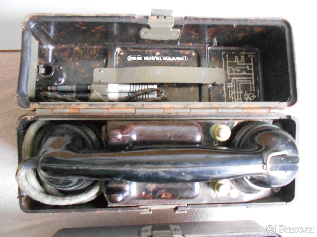 Staré, vojenské polní telefony. - 6