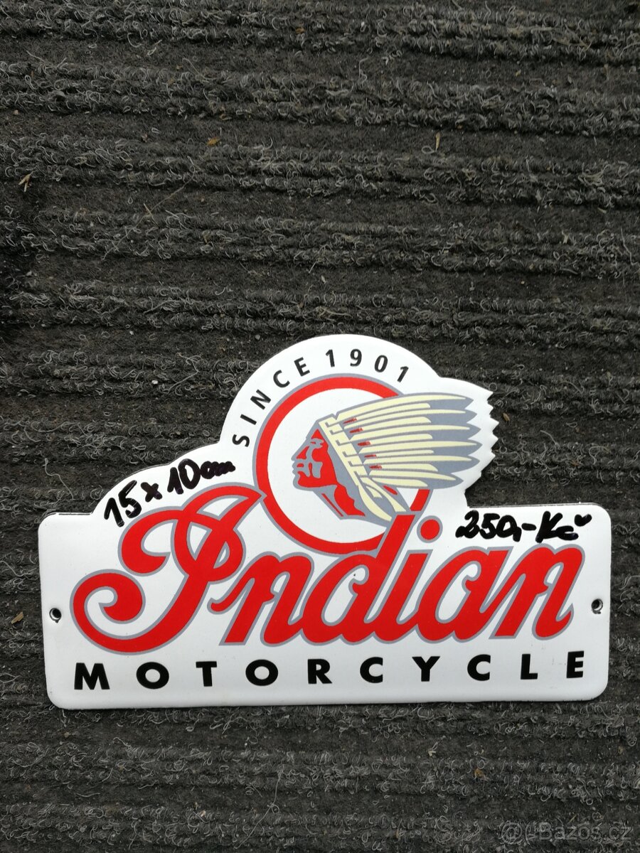 znak smaltovany indian - 6