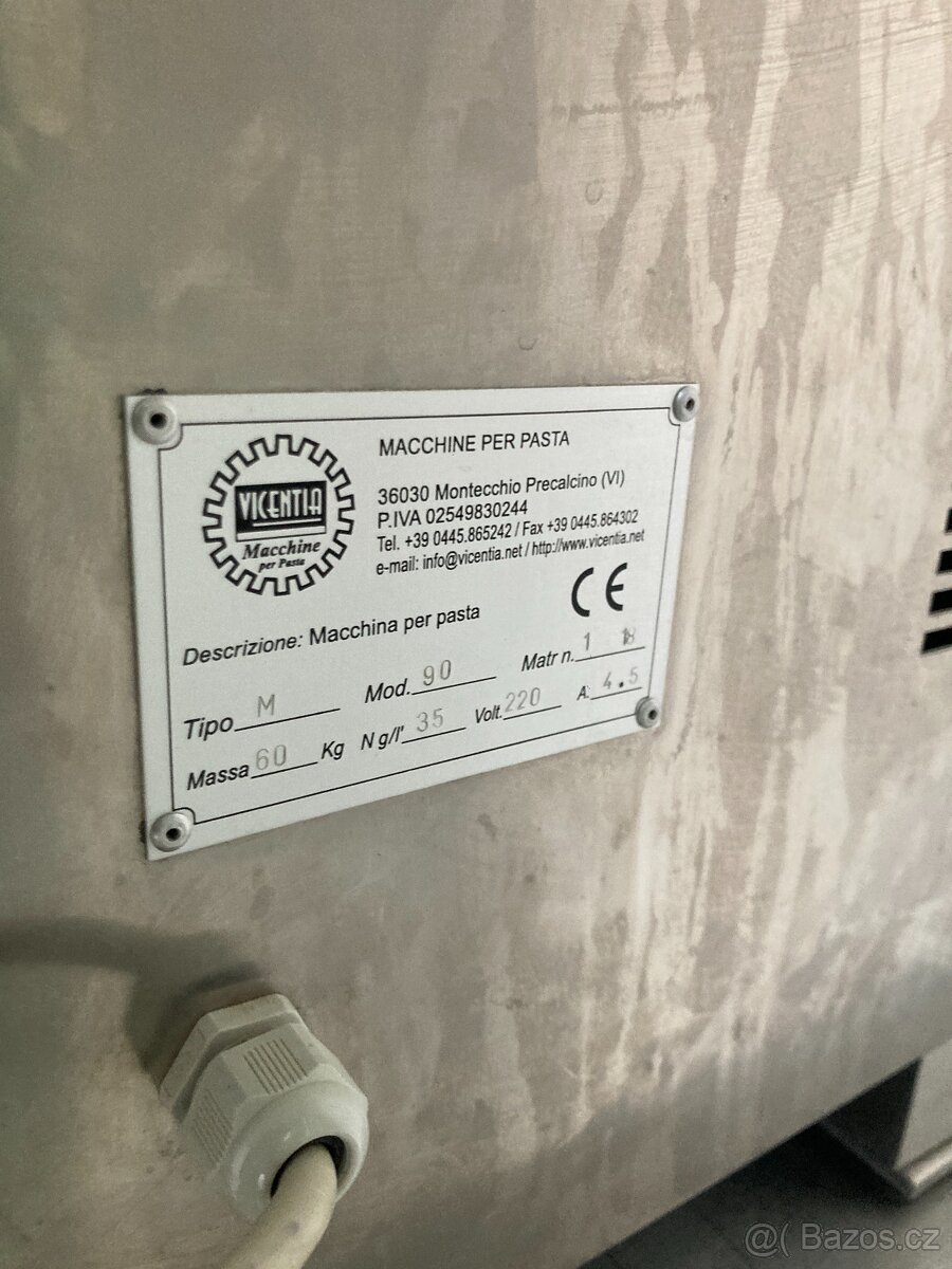 Stroj na výrobu těstovin Vicentia (Mod. 90) -profi - 6