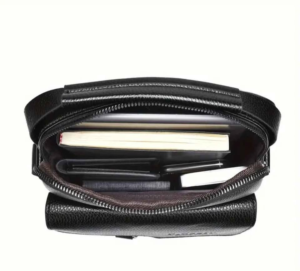 Nová pánská kožená taška - 6