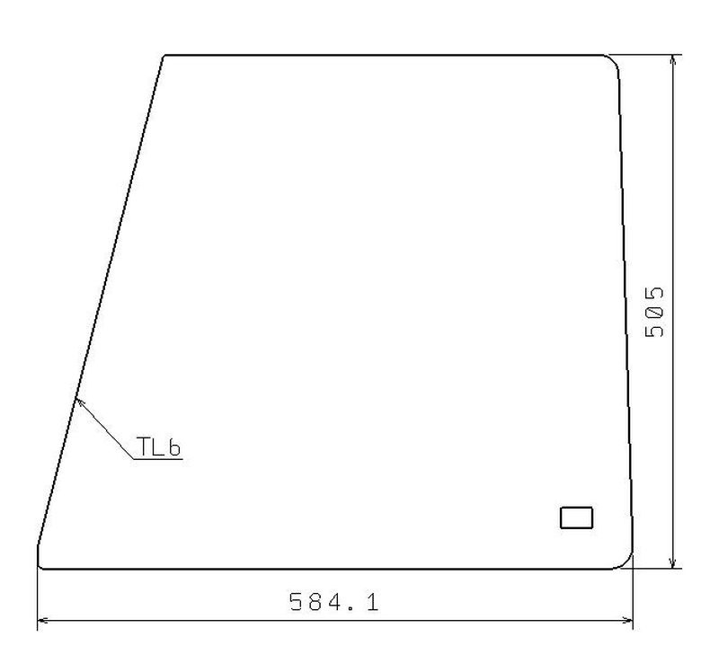Zetor 3011 skla kabiny - 6