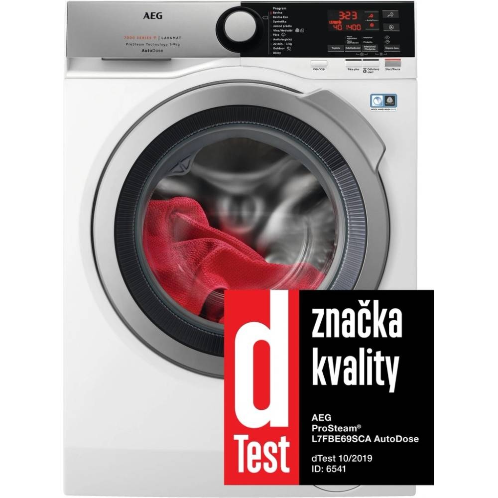 AEG 9kg 1600ot. Autodose, ProSteam, Wi-fi, 5let stará - 6