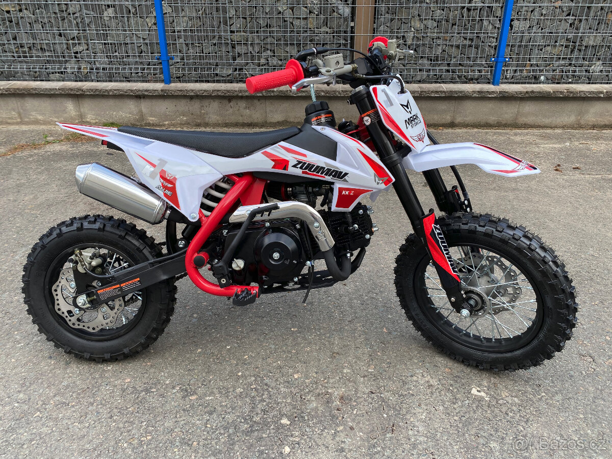 Pitbike Zuumav K1 110cc 12/10 - červená - 6