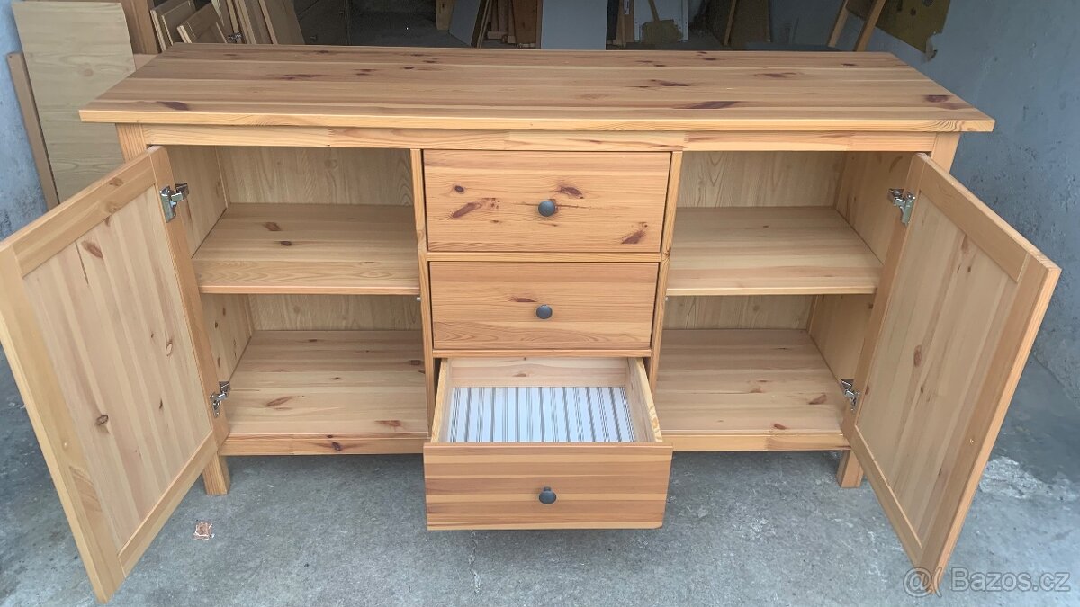 Ikea Hemnes velká komoda příborník masiv Leksvik - 6