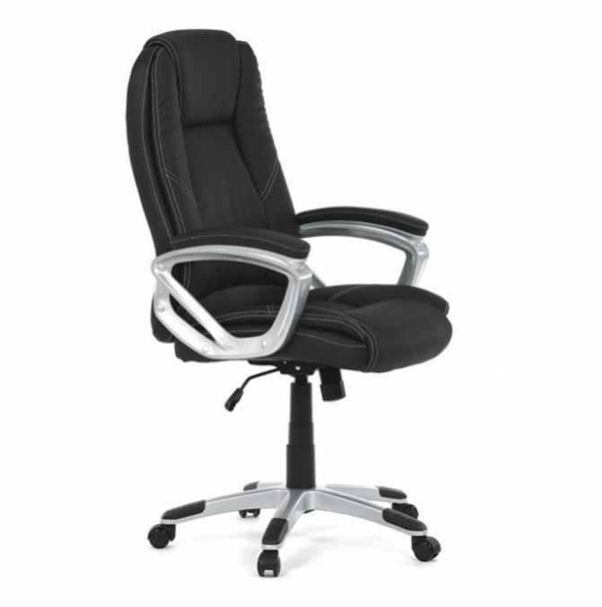 Kancelářské křeslo v černé ekokůži model KA-Y282 BK - 6