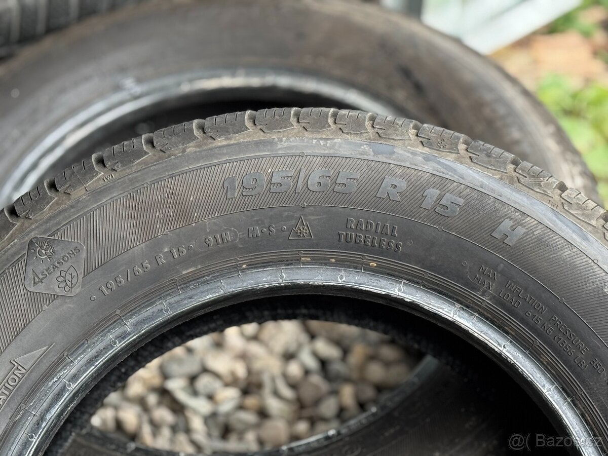 195/65/15 celoroční pár pneu PointS - 6