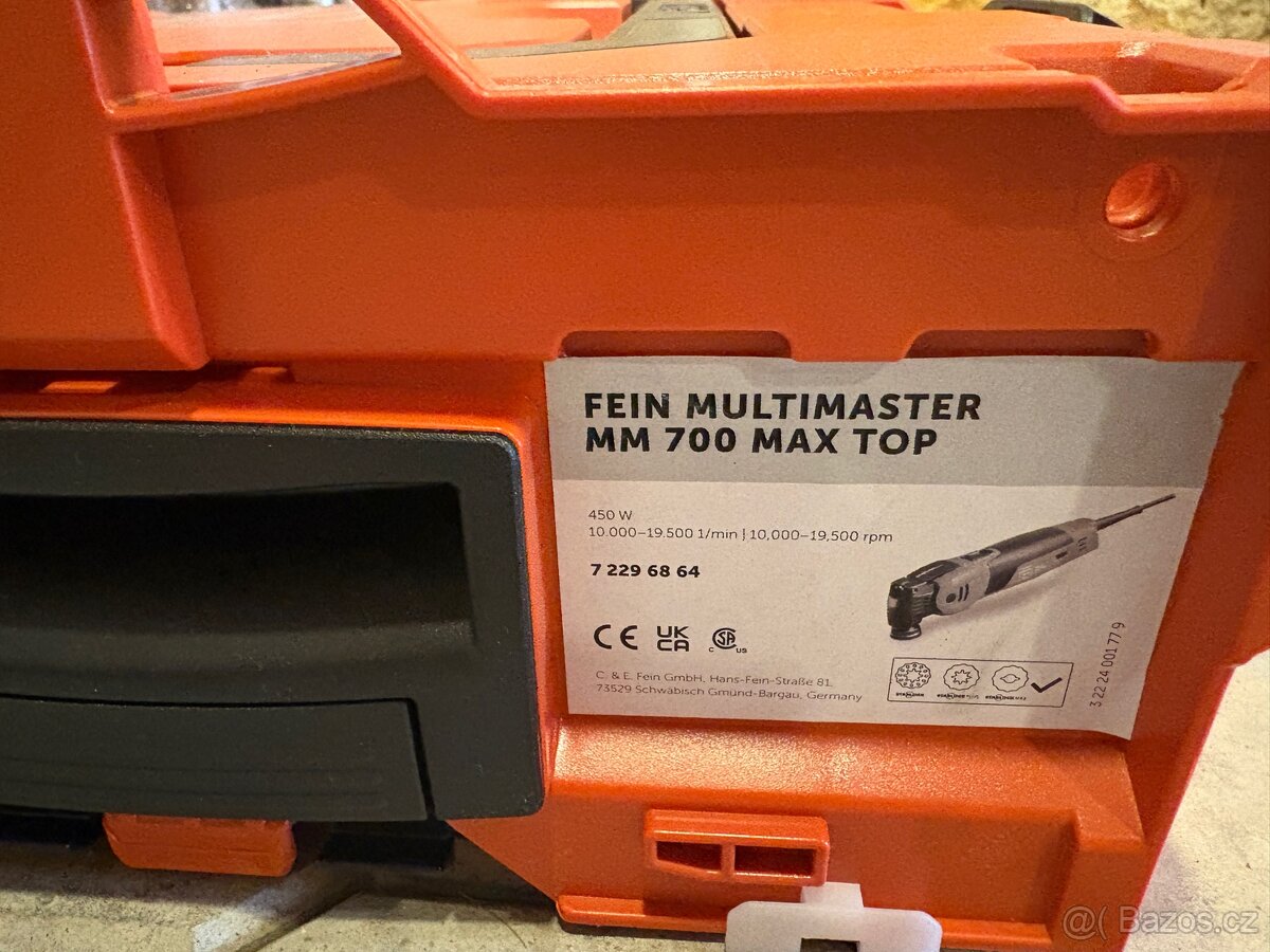 Oscilační bruska FEIN multimaster 700 - 6
