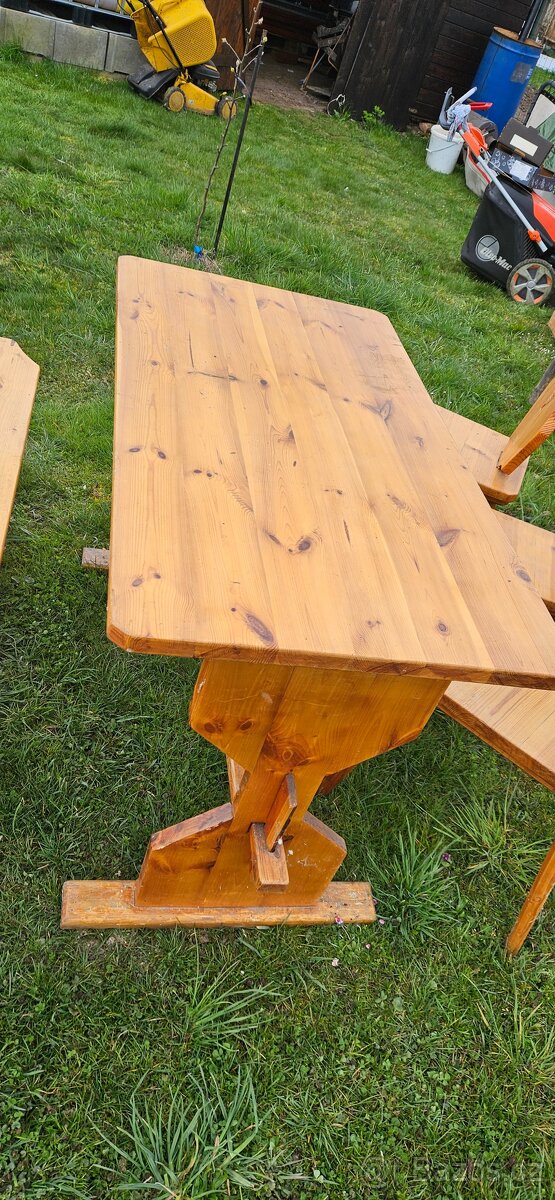 Stůl,židle a lavice - 6