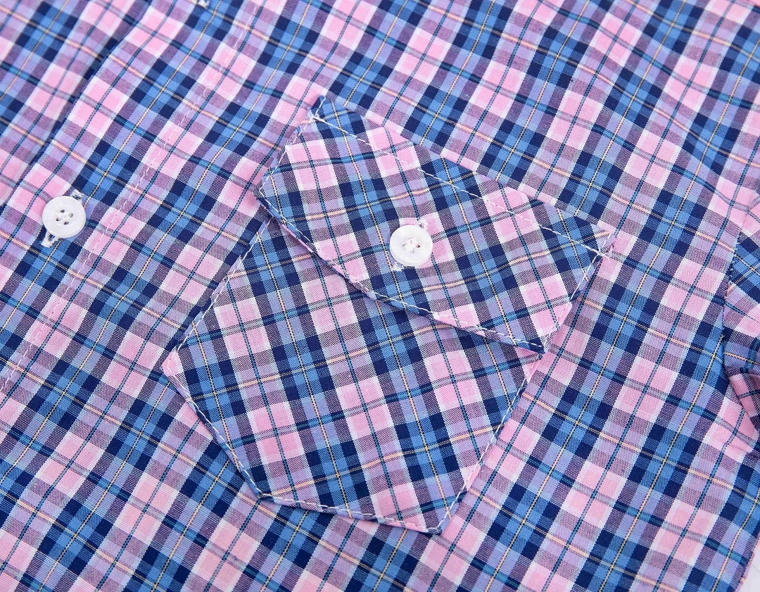 Chlapecké bavlněné kostkované košile Bienzoe.Vel.110/5kusů/ - 6