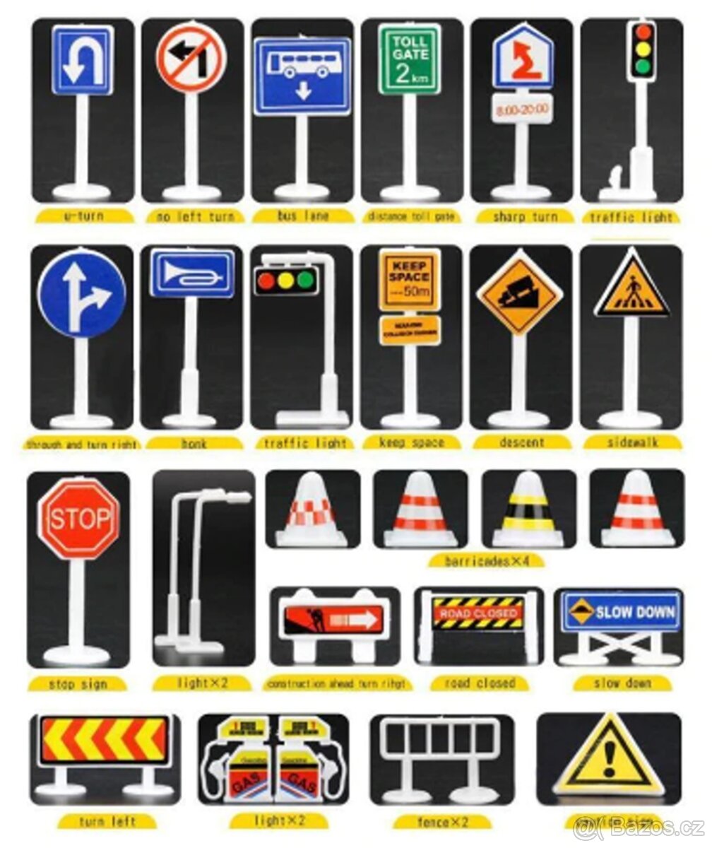 Drobné hračky: puzzle, kuličkodráha, auta, značky, Duplo.. - 6