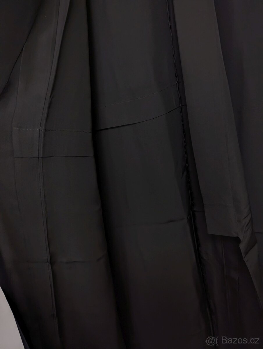Pánské černé habutae kimono - 6