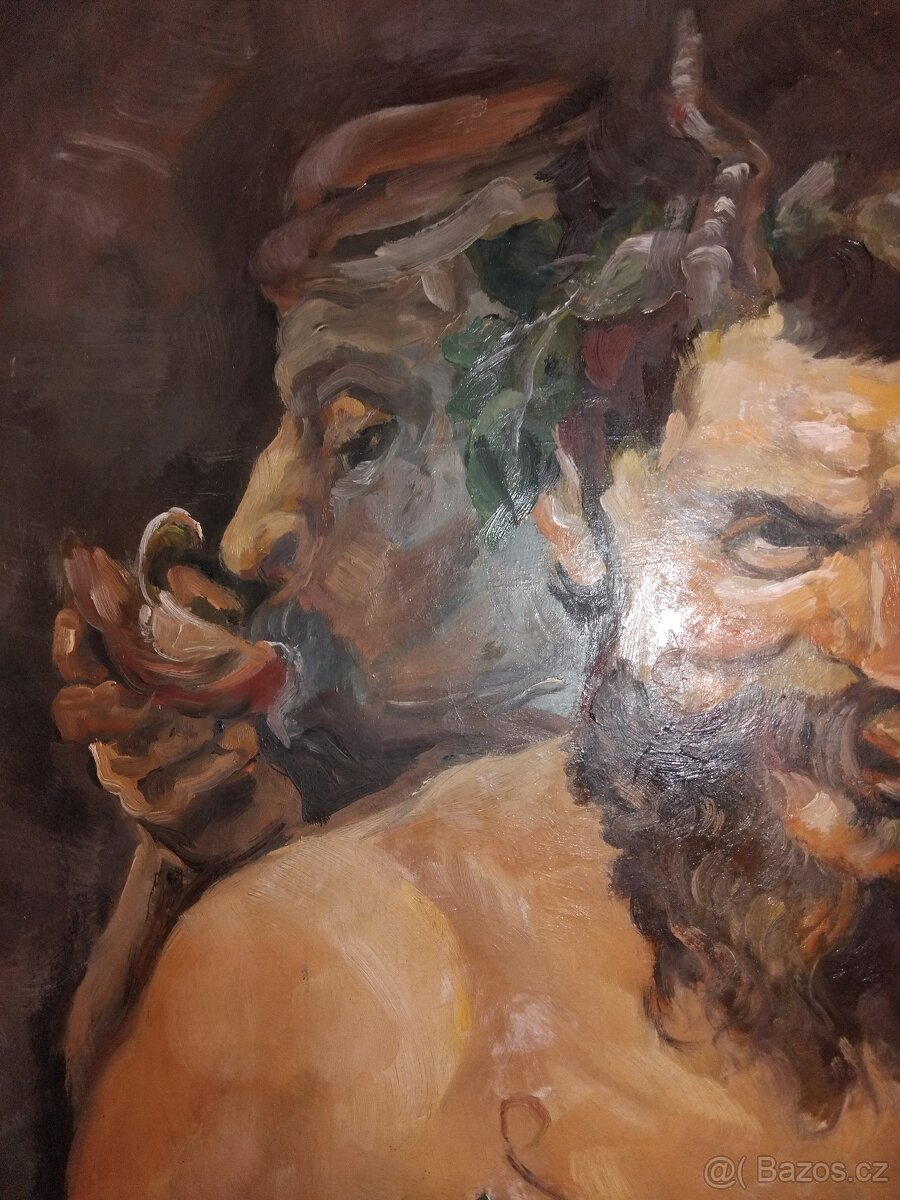 Velký obraz od Rubense. Cca 77cm x 58cm. - 6