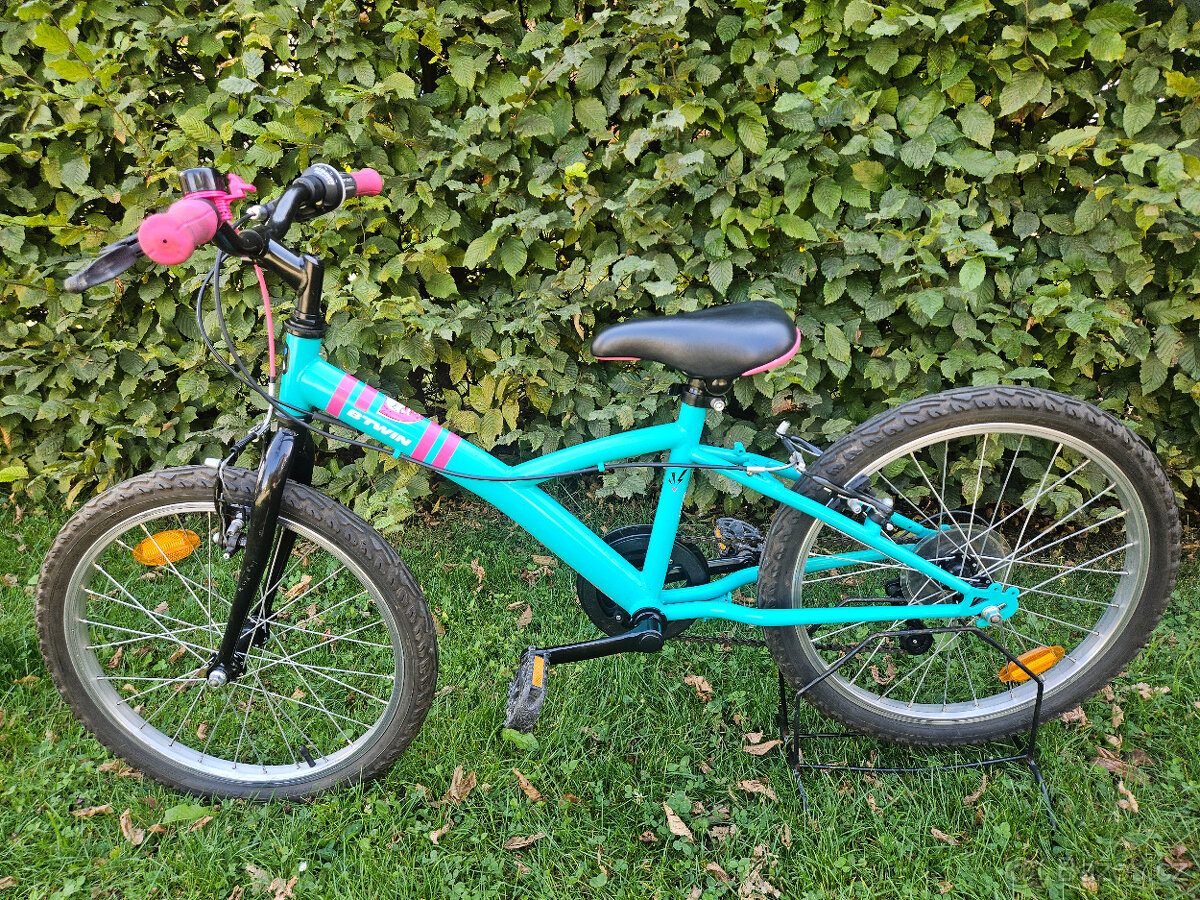 20" dětské dívčí horské kolo B-TWIN, rám 10" - 6