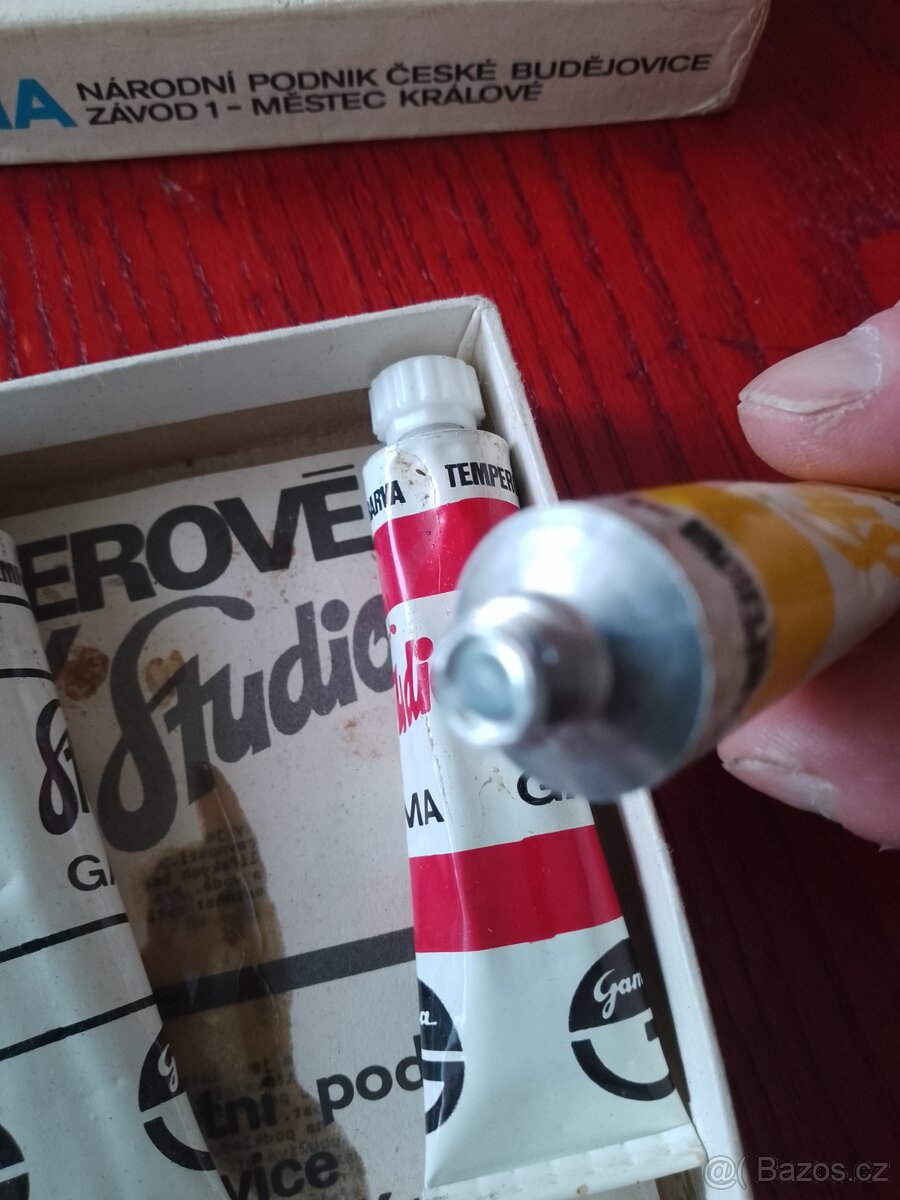 Retro temperové barvy - 6