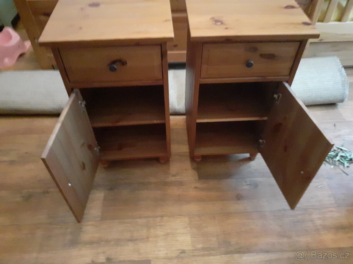 Ikea noční stolek Leksvik - 6