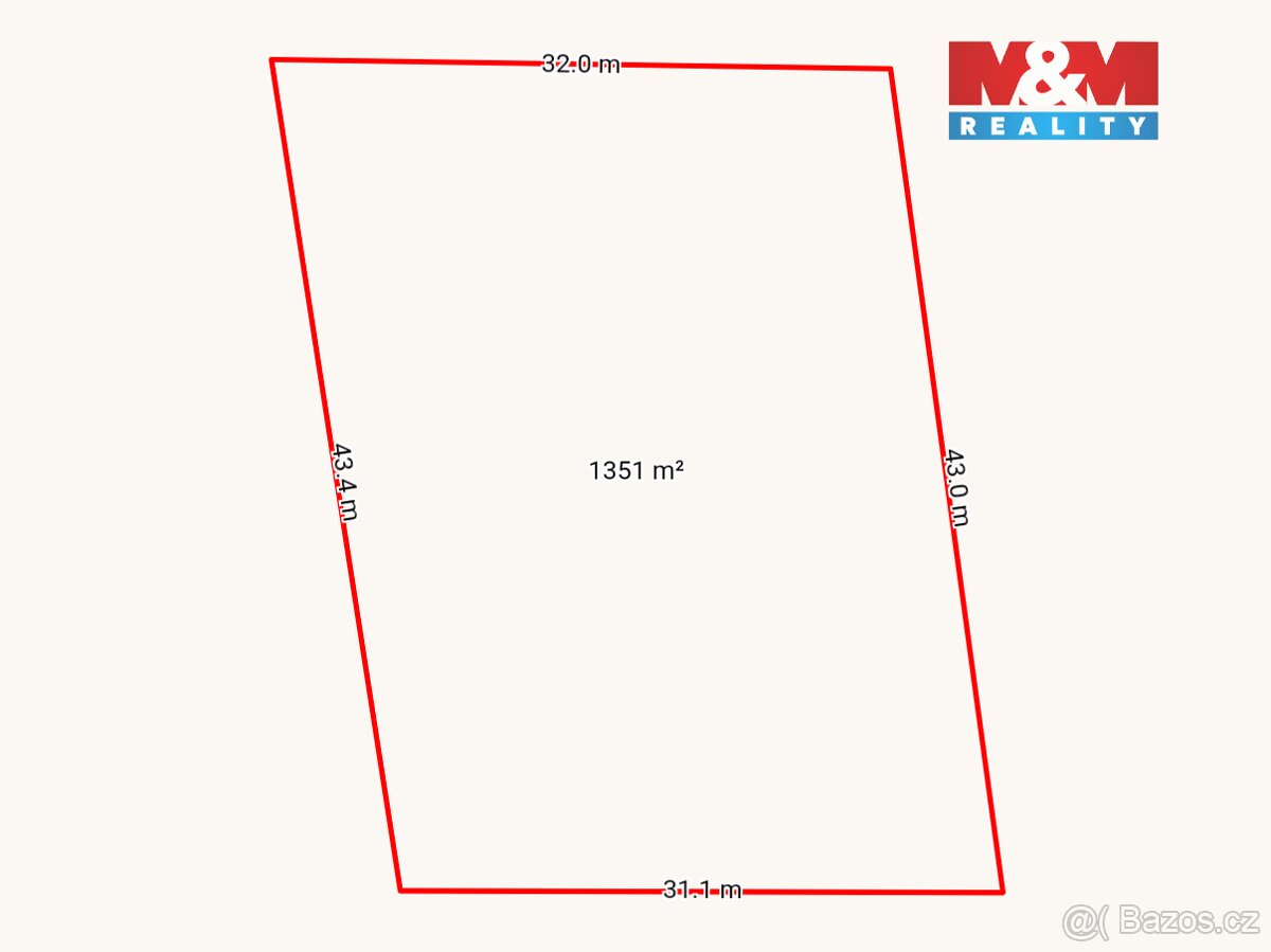 Prodej pozemku k bydlení v Ostrově,1352 m2, Kfely - 6