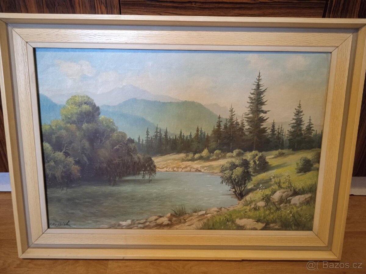 František Pospíšil ,malíř, pedagog (n.1896), Krajina Moravy - 6