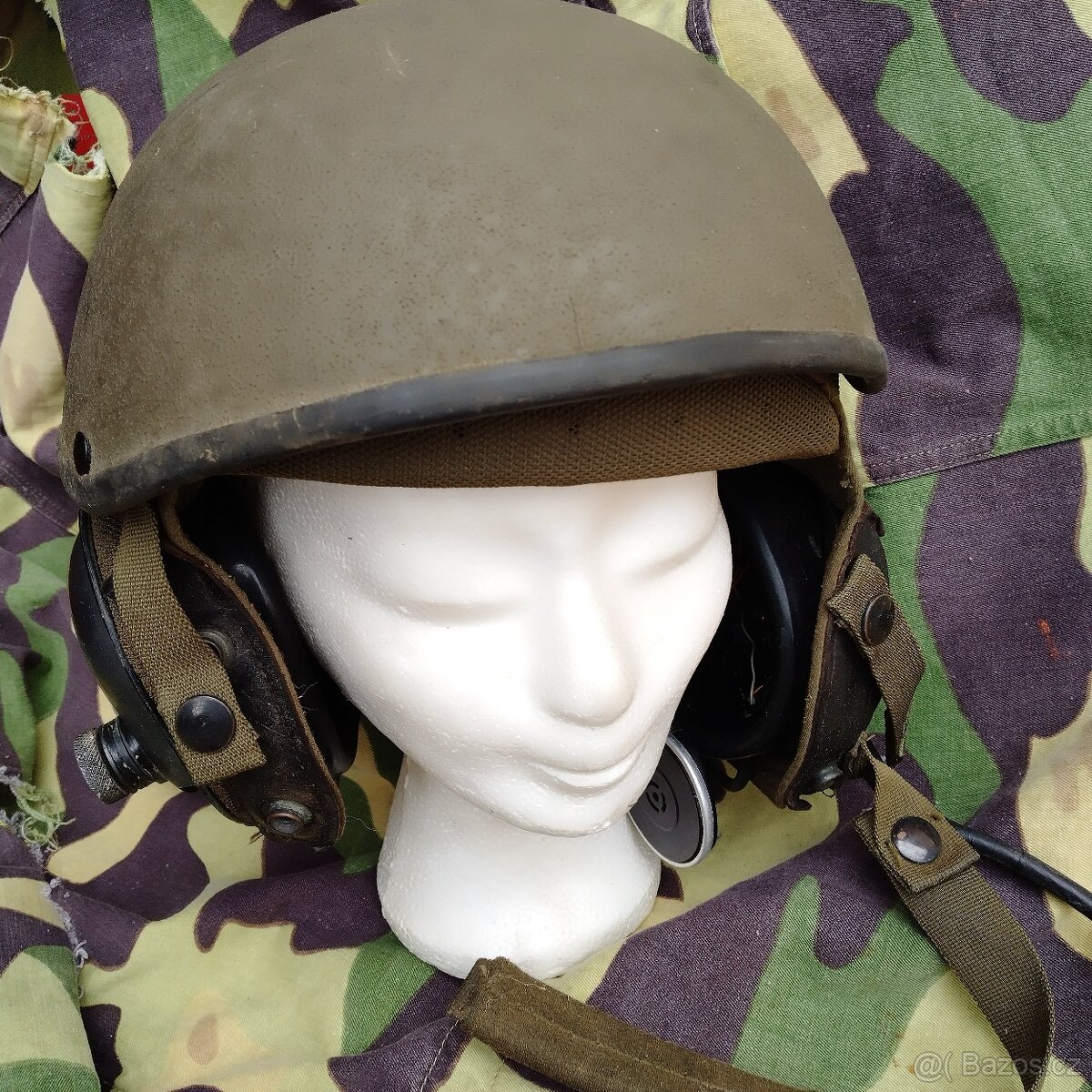 Vojenská US helma přilba do tanku - 6