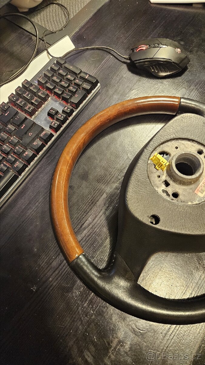 Dřevěný volant Passat b5.5, Bora, Golf, Octavia - 6