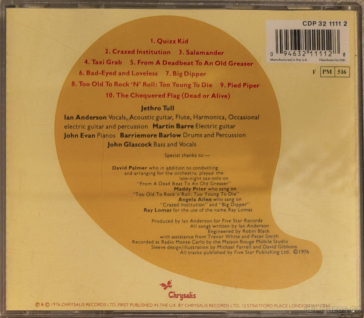 CD Jethro Tull: Různá alba - 6