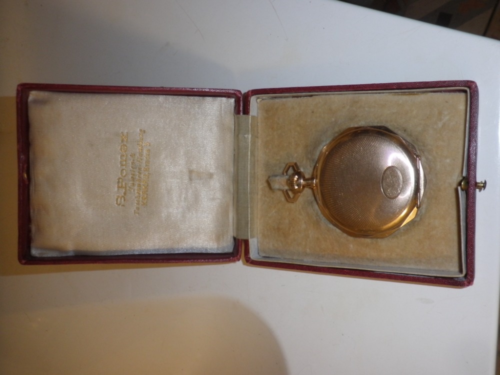 Prodám za cenu zlata CELOZLATÉ 14K kapesní hodinky - 6