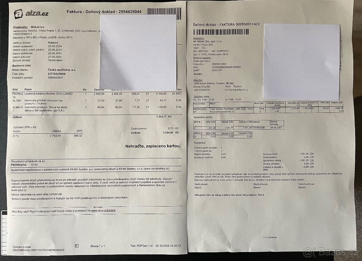 Tiskárna Brother DCP-L2600D v záruce - 6