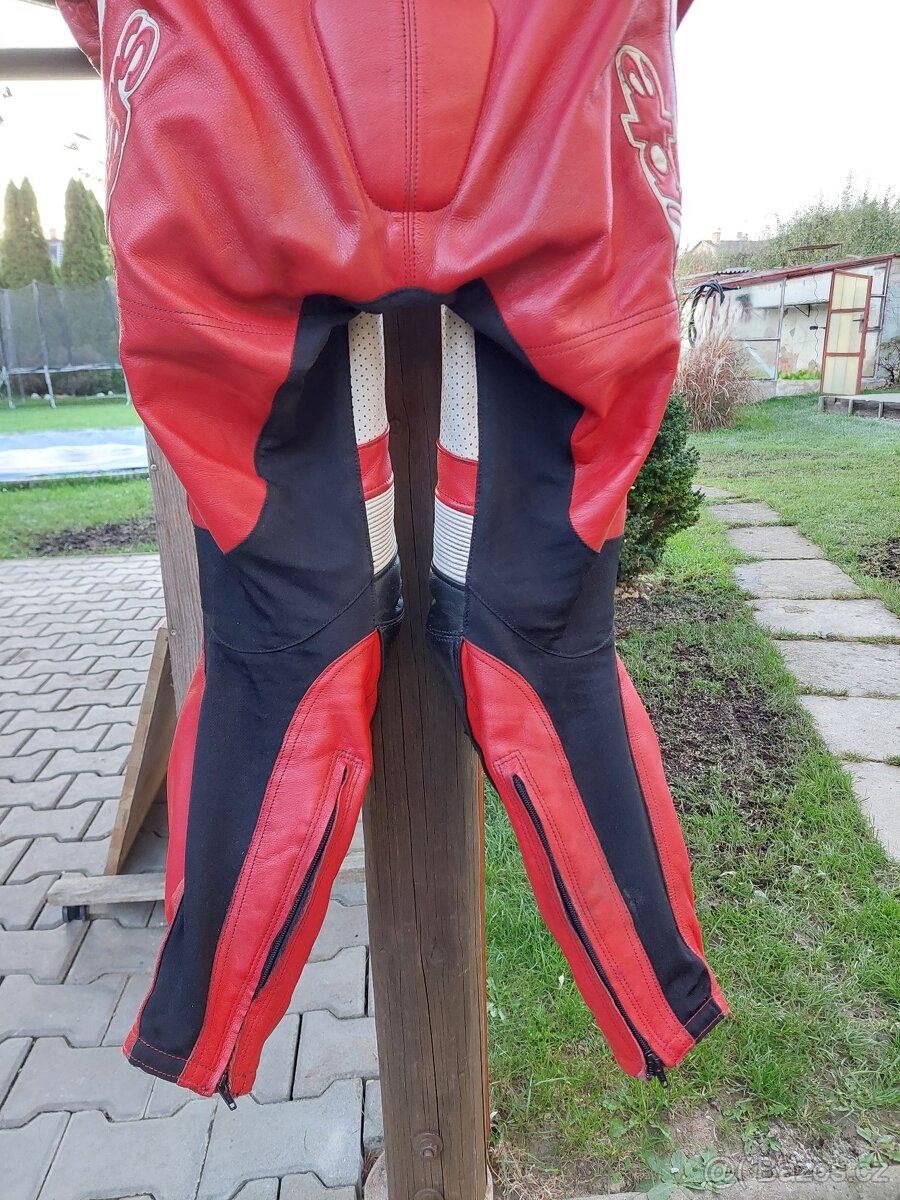 Kožená kombinéza jednodílná 48 alpinestars - 6