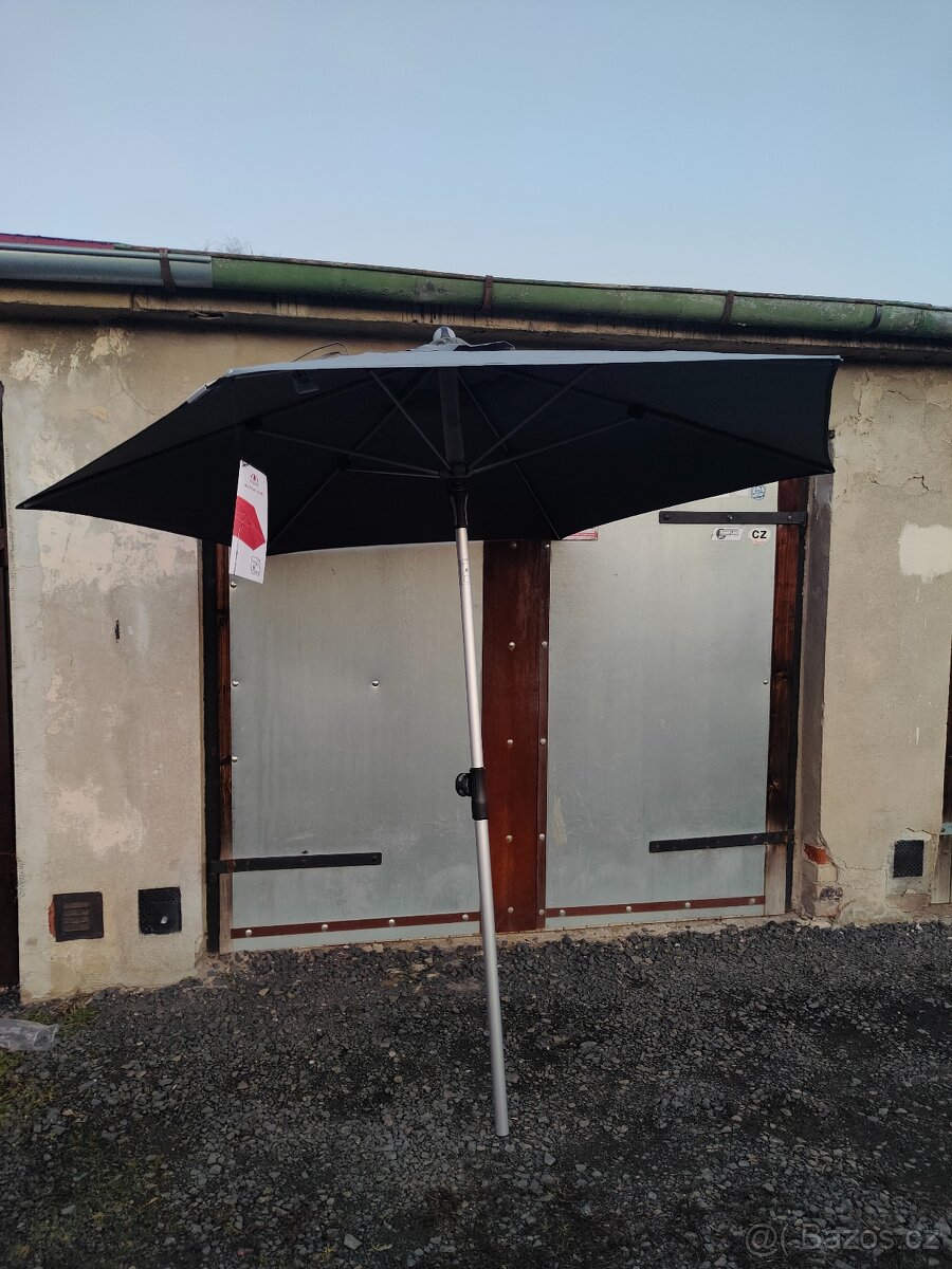 NOVÝ slunečník DOPPLER SL-AZ 220 Antracit - 6