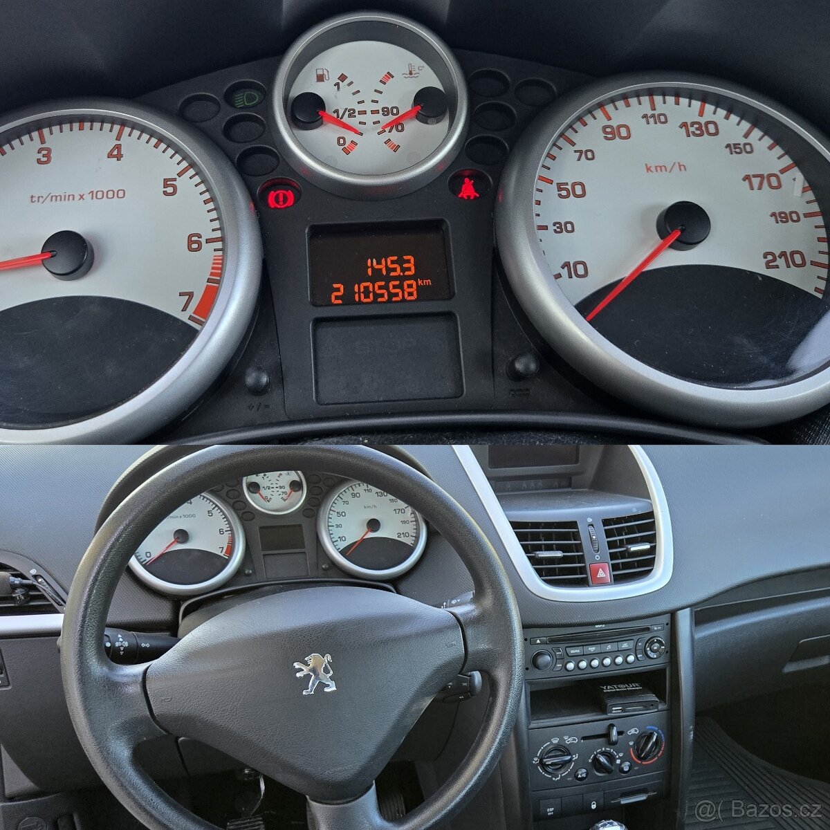 PEUGEOT 207 1,4 16v 2007 KLIMA, ALU, +SADA KOL , HAGUSY - 6