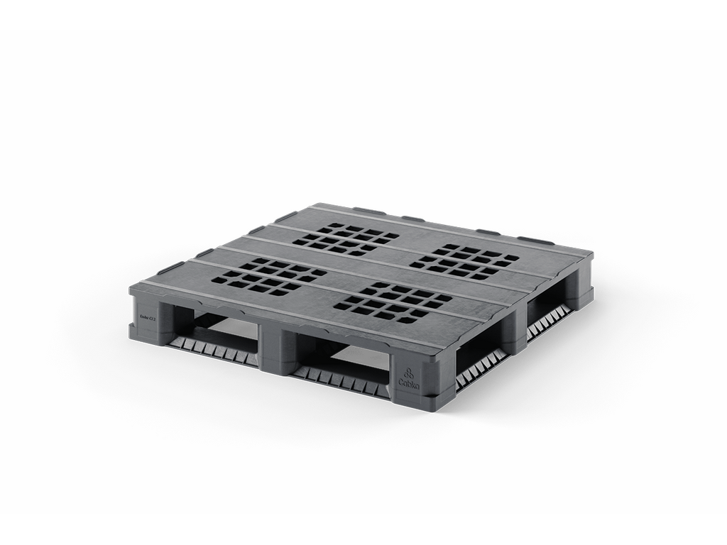 Pevnostní kontejnerové plastové palety ENDUR i7.2, 114x114 - 6