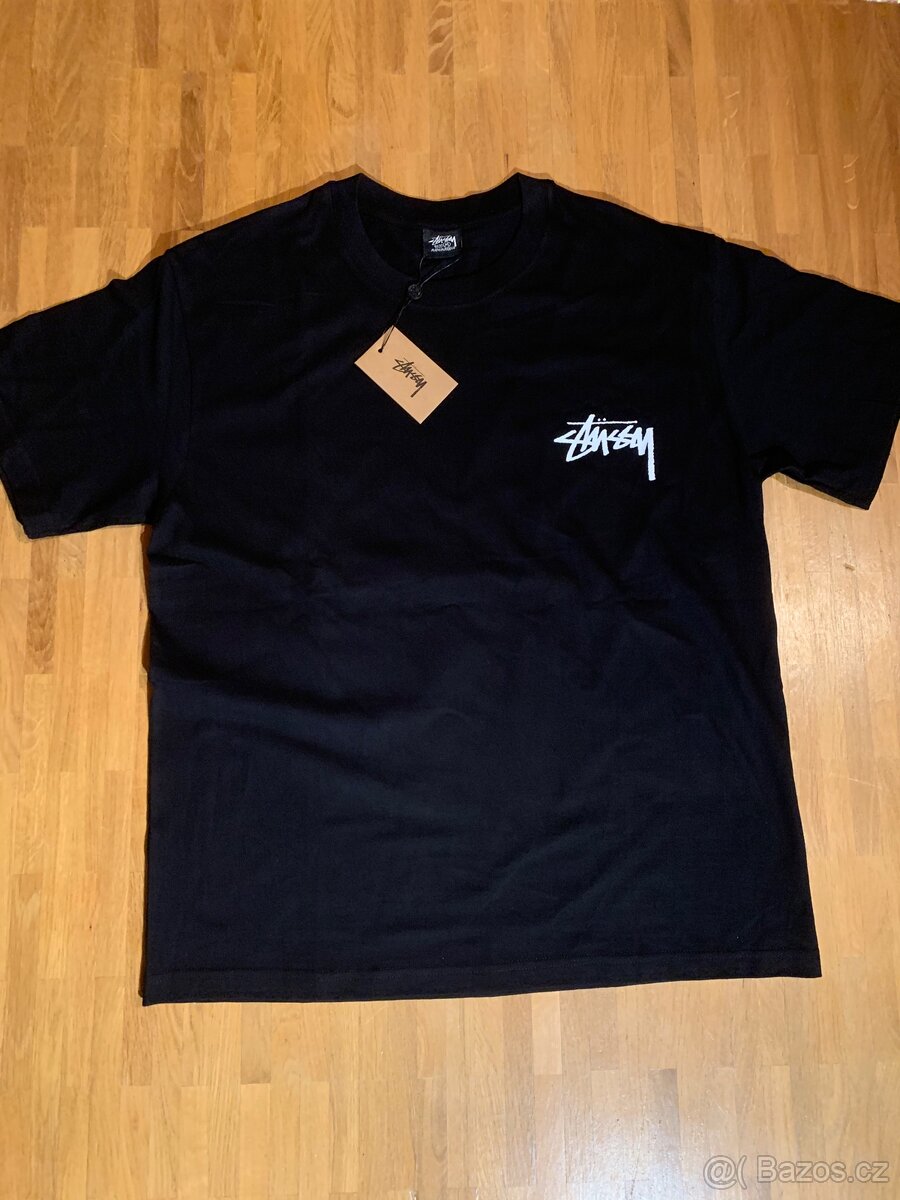 Stüssy tričko – Basic Logo – nové – 8 ks (černé/bílé) - 6
