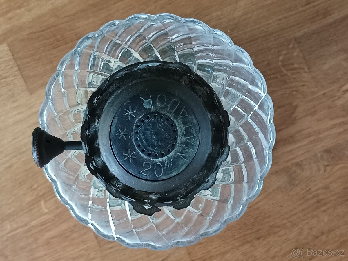 STAROŽITNÁ SECESNÍ PETROLEJOVÁ LAMPA EHRICH & GRAETZ-19.STOL - 6