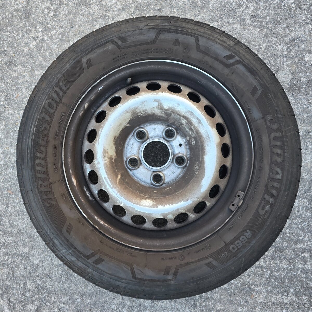 PLECHOVÉ DISKY 5x120 R16 S PNEU 215/65 R16C - 6