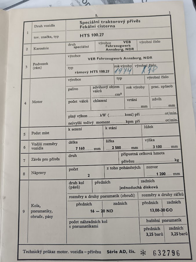Vlek cisterna fekál 10m3 - 6