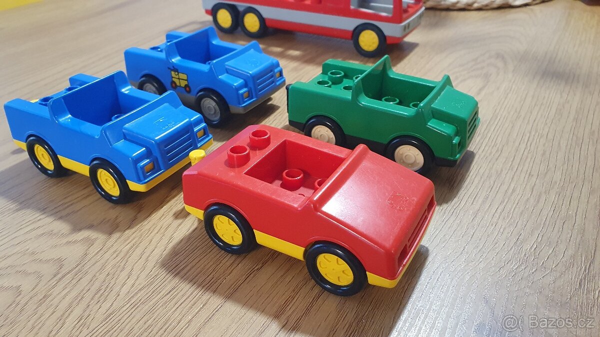 Lego Duplo auta, traktory, hasičské auto - 6